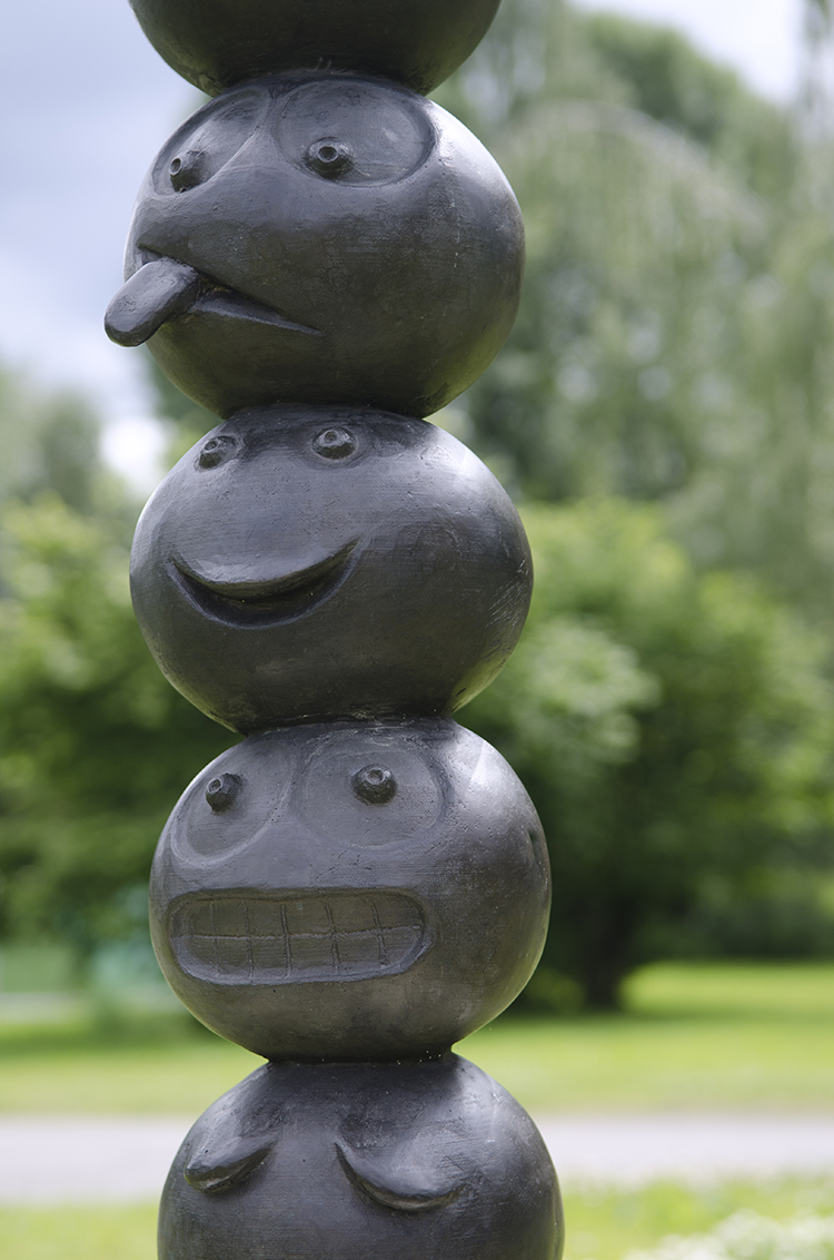 Skulpturhagen, TOTEM av Bjørn Bjarre Foto: Signe Marie Andersen