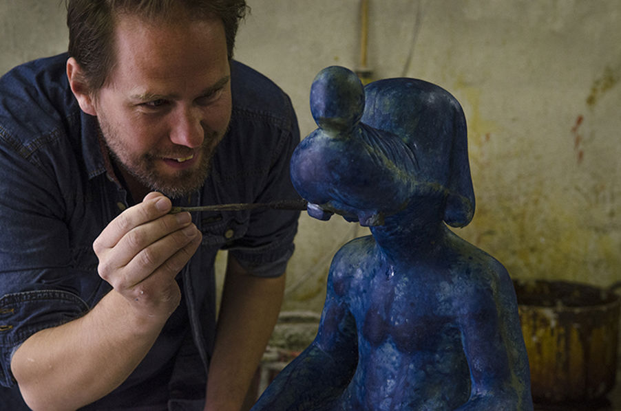 LOOKING UP, VERSJON II av Petter Hepsø Arbeid i støperiet Foto: Signe Marie Andersen LOOKING UP, VERSJON II av Petter Hepsø Arbeid i støperiet Foto: Signe Marie Andersen