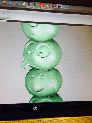 TOTEM av Bjørn Bjarre. 3D modellering, digitalt. Foto: Bjørn Bjarre