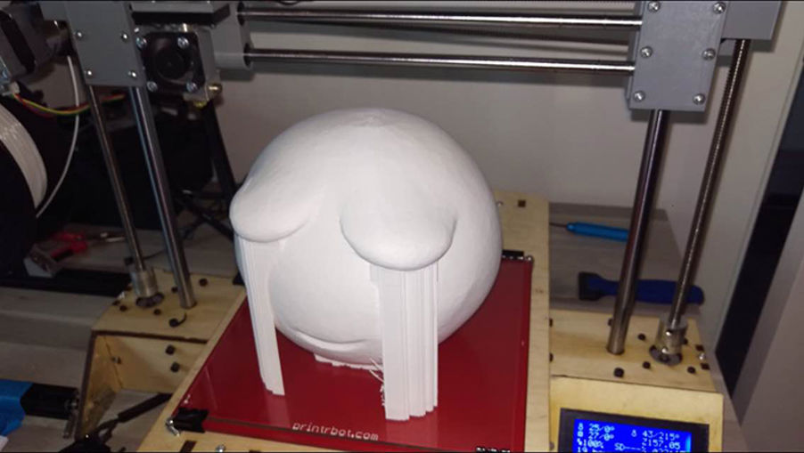 TOTEM av Bjørn Bjarre. 3D –print. Foto: Bjørn Bjarre TOTEM av Bjørn Bjarre. 3D –print. Foto: Bjørn Bjarre