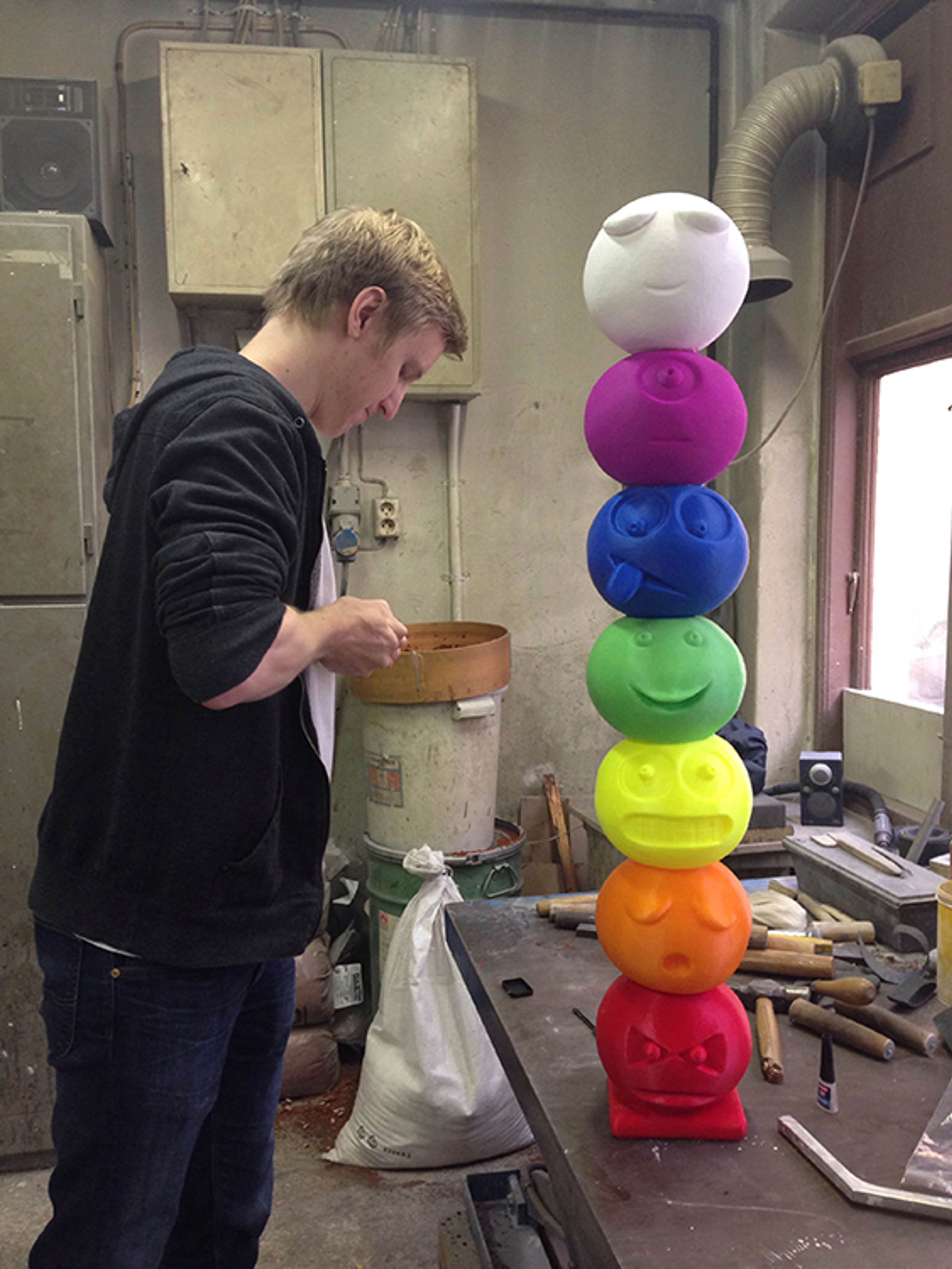 TOTEM av Bjørn Bjarre. 3D –print. Foto: Bjørn Bjarre