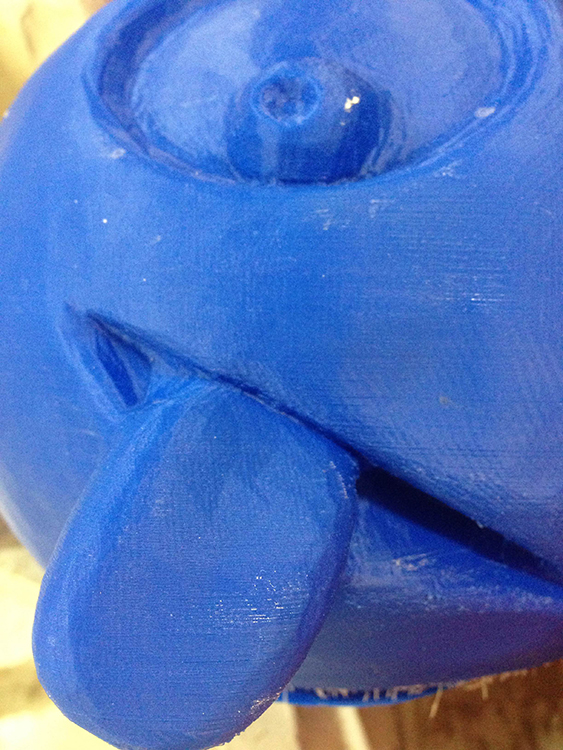 TOTEM av Bjørn Bjarre. 3D –print, detalj. Foto: Bjørn Bjarre