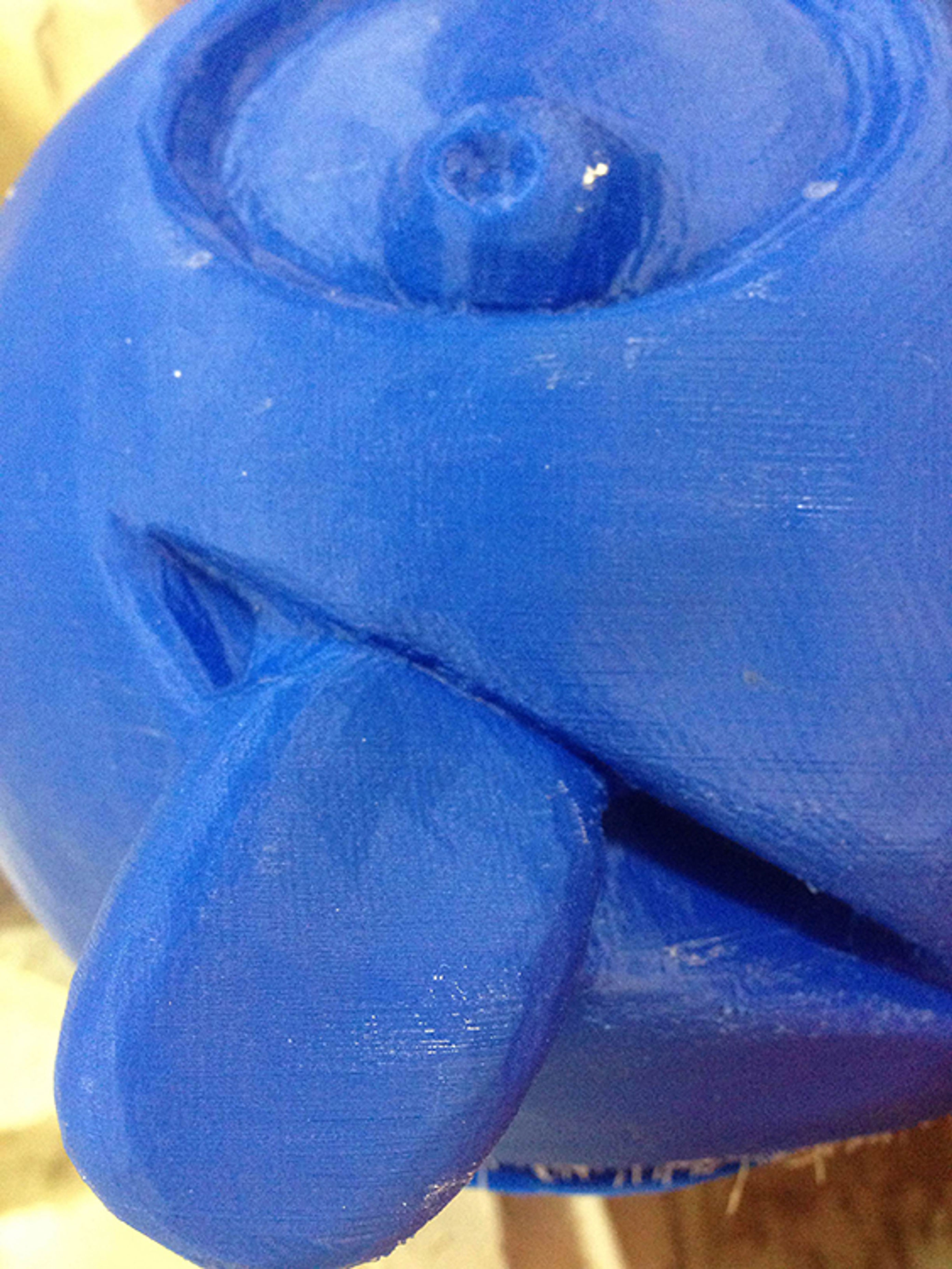 TOTEM av Bjørn Bjarre. 3D –print, detalj. Foto: Bjørn Bjarre