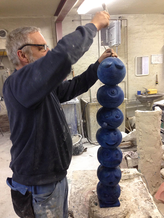 TOTEM av Bjørn Bjarre. Voksform. Foto: Bjørn Bjarre